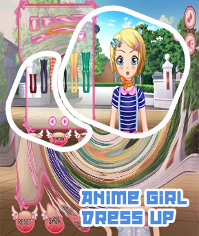 Anime girl dress up game